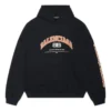 Hanorace cu glugă Balenciaga, croială largă „Black” 674986TLVJ21074