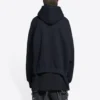 Hanorace cu glugă Balenciaga, croială largă „Black” 674986TLVJ21074