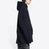 Hanorace cu glugă Balenciaga, croială largă „Black” 674986TLVJ21074