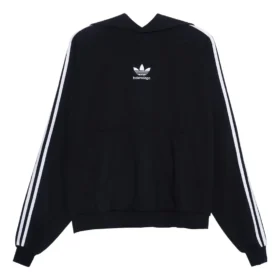 Hanorace cu glugă Balenciaga x adidas Oversized „Black” 729322TNVN28482