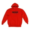 Hanorace cu glugă Balenciaga x FORTNITE, croială medie „Red” 600583TLVO46506