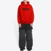 Hanorace cu glugă Balenciaga x FORTNITE, croială medie „Red” 600583TLVO46506