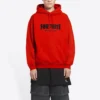 Hanorace cu glugă Balenciaga x FORTNITE, croială medie „Red” 600583TLVO46506