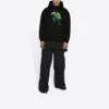 Hanorace cu glugă Balenciaga x Marvel Hulk, croială medie „Negru” 600583TLV581000