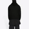 Hanorace cu glugă Balenciaga x Marvel Hulk, croială medie „Negru” 600583TLV581000