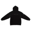 Hanorace cu glugă Balenciaga x WFP, croială medie, „Black” 600583TMVL11070