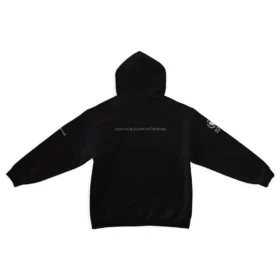 Hanorace cu glugă Balenciaga x WFP, croială medie, „Black” 600583TMVL11070 Hanorace cu glugă Balenciaga x WFP, croială medie, „Black” 600583TMVL11070