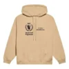 Hanorace cu glugă Balenciaga x World Food Programme, croială medie, „Beige” 600583TJVK49605