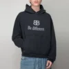 Hanorace cu glugă BB Be Different „Black White” 720426TNVV11070