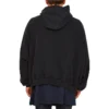 Hanorace cu glugă BB Be Different „Negru Alb” 720406TNVB41070