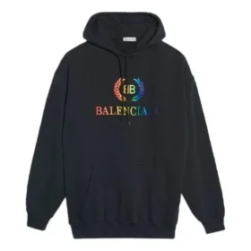 Hanorace cu glugă brodată, negru 570798TEV501000