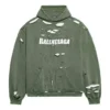 Hanorace cu glugă Caps Destroyed „Green” 659403TKVB63011