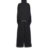 Hanorace cu glugă, croială medie „Black Faded” 742603TOVF39034