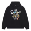 Hanorace cu glugă din bumbac Balenciaga x THE SIMPSONS, croială largă „Black” 674986TLVG81000