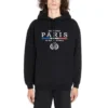 Hanorace cu glugă din bumbac BB Paris Flag „Negru” 570811TGV681000