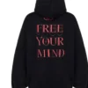 Hanorace cu glugă Free Your Mind „Black” 641529TJU791000
