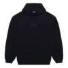 Hanorace cu glugă și emblemă BB brodată „Black” 620973TKV721069