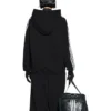 Hanorace cu glugă și fermoar Balenciaga x adidas „Black White” 723754TNVN28482