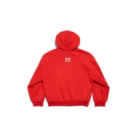 Hanorace cu glugă și fermoar Balenciaga x Under Armour „Red White” 803264TRVB86540