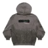 Hanorace cu glugă și fermoar Gaffer Heavy Washed, croială strâmtă „Grey” 720424TNVK51227