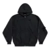 Hanorace cu glugă și fermoar Paris Moon Oversized „Negru” 744444TOVE51055