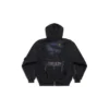 Hanorace cu glugă și fermoar Paris Moon Oversized „Negru” 744444TOVE51055