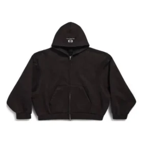 Hanorace cu glugă și fermoar Unity Sports Icon, croială largă, „Negru” 787354TQVD59034