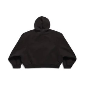 Hanorace cu glugă și fermoar Unity Sports Icon, croială largă, „Negru” 787354TQVD59034