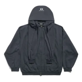 Hanorace cu glugă și fermoar Unity Sports Icon Incognito, oversized, „Negru” 794030TQVB24372