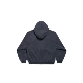 Hanorace cu glugă și fermoar Unity Sports Icon Incognito, oversized, „Negru” 794030TQVB24372