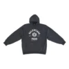 Hanorace cu glugă și imprimeu cu logo-ul universității „Washed Black” 697879TMV991000