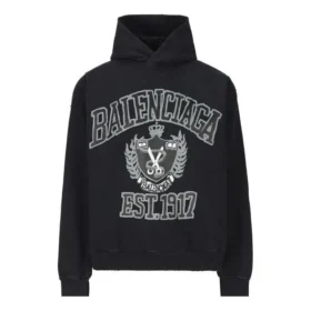 Hanorace cu glugă și logo „Black Cottom” 744463TOVK28190