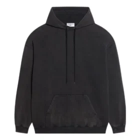 Hanorace cu glugă și logo brodat „Black” 578135TLVB81146