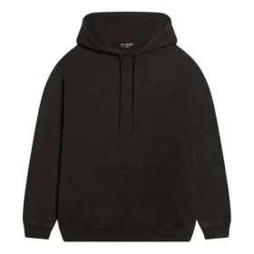 Hanorace cu glugă și logo, croială medie „Washed Black” 600583TLVB81146 Hanorace cu glugă și logo, croială medie „Washed Black” 600583TLVB81146