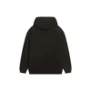 Hanorace cu glugă și logo, croială medie „Washed Black” 600583TLVB81146