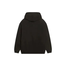 Hanorace cu glugă și logo, croială medie „Washed Black” 600583TLVB81146 Hanorace cu glugă și logo, croială medie „Washed Black” 600583TLVB81146