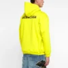 Hanorace cu glugă și logo, croială medie „Yellow” 600583TIV847440