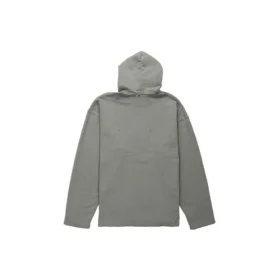 Hanorace cu glugă și logo estompat „Grey” 661711TKVD68174