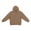 Hanorace cu glugă și logo pe spate, croială regular „Brown” 600583TMVF57761