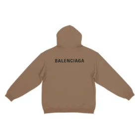 Hanorace cu glugă și logo pe spate, croială regular „Brown” 600583TMVF57761