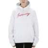 Hanorace cu glugă și mâneci lungi SS21 Classic Logo, alb 583222TFV649783