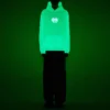 Hanorace cu glugă „Lion’s Laurel” de la GITD „Alb” 651799TKV729140