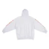 Hanorace cu glugă Metallica, croială oversized „Dirty White Orange” 697879TMV890901