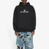 Hanorace cu glugă, mâneci lungi, cordon de strângere, din fleece Bb Pixel, negru 578135TKVI81070