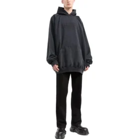 Hanorace cu glugă oversized Fashion Institute „Washed Black” 697879TMVK18190 Hanorace cu glugă oversized Fashion Institute „Washed Black” 697879TMVK18190
