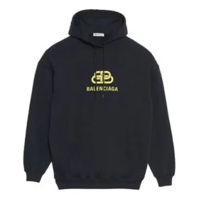 Hanorace cu glugă Oversized Interlocked BB „Negru-Galben” 578138TEV191361 Hanorace cu glugă Oversized Interlocked BB „Negru-Galben” 578138TEV191361