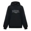Hanorace cu glugă oversized XXXL „Negru Alb” 713677TNVD91070
