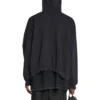 Hanorace cu glugă oversized XXXL „Negru Alb” 713677TNVD91070