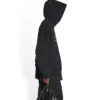 Hanorace cu glugă oversized XXXL „Negru Alb” 713677TNVD91070