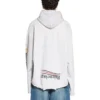 Hanorace cu glugă Paris Upside Down Oversized „White” 698156TMVD19000